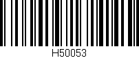 Código de barras (EAN, GTIN, SKU, ISBN): 'H50053'
