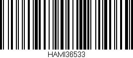 Código de barras (EAN, GTIN, SKU, ISBN): 'HAMI36533'