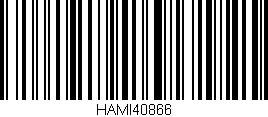 Código de barras (EAN, GTIN, SKU, ISBN): 'HAMI40866'