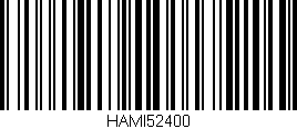 Código de barras (EAN, GTIN, SKU, ISBN): 'HAMI52400'