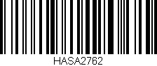 Código de barras (EAN, GTIN, SKU, ISBN): 'HASA2762'