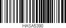Código de barras (EAN, GTIN, SKU, ISBN): 'HASA5390'