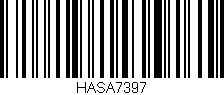 Código de barras (EAN, GTIN, SKU, ISBN): 'HASA7397'