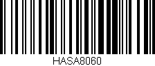 Código de barras (EAN, GTIN, SKU, ISBN): 'HASA8060'