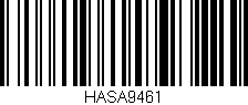 Código de barras (EAN, GTIN, SKU, ISBN): 'HASA9461'