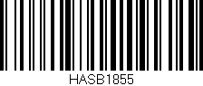 Código de barras (EAN, GTIN, SKU, ISBN): 'HASB1855'