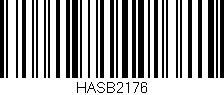 Código de barras (EAN, GTIN, SKU, ISBN): 'HASB2176'