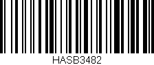 Código de barras (EAN, GTIN, SKU, ISBN): 'HASB3482'