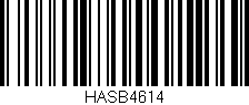 Código de barras (EAN, GTIN, SKU, ISBN): 'HASB4614'