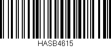 Código de barras (EAN, GTIN, SKU, ISBN): 'HASB4615'