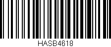 Código de barras (EAN, GTIN, SKU, ISBN): 'HASB4618'