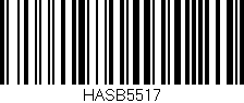 Código de barras (EAN, GTIN, SKU, ISBN): 'HASB5517'