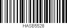Código de barras (EAN, GTIN, SKU, ISBN): 'HASB5528'