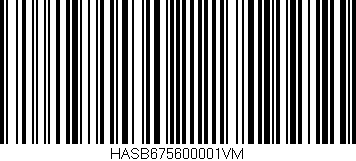 Código de barras (EAN, GTIN, SKU, ISBN): 'HASB675600001VM'