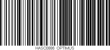 Código de barras (EAN, GTIN, SKU, ISBN): 'HASC0886/OPTIMUS'
