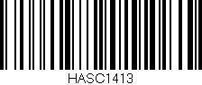Código de barras (EAN, GTIN, SKU, ISBN): 'HASC1413'