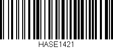Código de barras (EAN, GTIN, SKU, ISBN): 'HASE1421'