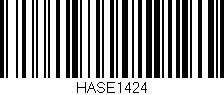 Código de barras (EAN, GTIN, SKU, ISBN): 'HASE1424'