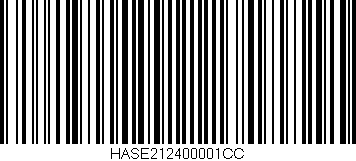 Código de barras (EAN, GTIN, SKU, ISBN): 'HASE212400001CC'