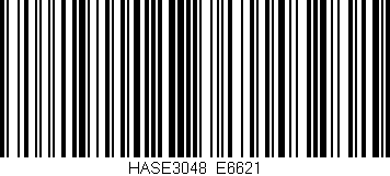 Código de barras (EAN, GTIN, SKU, ISBN): 'HASE3048/E6621'