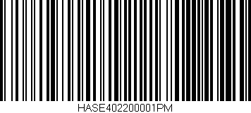 Código de barras (EAN, GTIN, SKU, ISBN): 'HASE402200001PM'