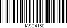 Código de barras (EAN, GTIN, SKU, ISBN): 'HASE4158'