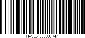 Código de barras (EAN, GTIN, SKU, ISBN): 'HASE510000001VM'
