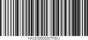 Código de barras (EAN, GTIN, SKU, ISBN): 'HASE5883000TRBU'