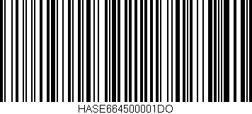 Código de barras (EAN, GTIN, SKU, ISBN): 'HASE664500001DO'