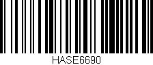 Código de barras (EAN, GTIN, SKU, ISBN): 'HASE6690'