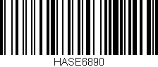 Código de barras (EAN, GTIN, SKU, ISBN): 'HASE6890'