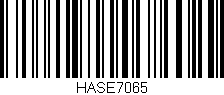 Código de barras (EAN, GTIN, SKU, ISBN): 'HASE7065'