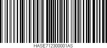 Código de barras (EAN, GTIN, SKU, ISBN): 'HASE712300001AS'