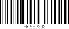 Código de barras (EAN, GTIN, SKU, ISBN): 'HASE7333'