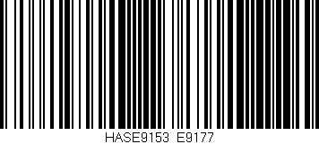 Código de barras (EAN, GTIN, SKU, ISBN): 'HASE9153/E9177'