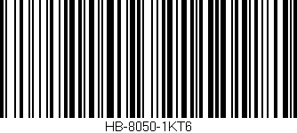Código de barras (EAN, GTIN, SKU, ISBN): 'HB-8050-1KT6'