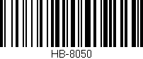 Código de barras (EAN, GTIN, SKU, ISBN): 'HB-8050'