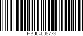 Código de barras (EAN, GTIN, SKU, ISBN): 'HB004009773'