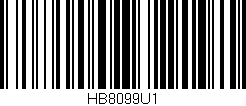 Código de barras (EAN, GTIN, SKU, ISBN): 'HB8099U1'