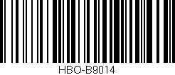 Código de barras (EAN, GTIN, SKU, ISBN): 'HBO-B9014'