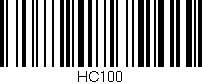 Código de barras (EAN, GTIN, SKU, ISBN): 'HC100'