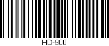 Código de barras (EAN, GTIN, SKU, ISBN): 'HD-900'