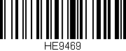 Código de barras (EAN, GTIN, SKU, ISBN): 'HE9469'