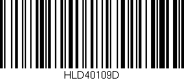Código de barras (EAN, GTIN, SKU, ISBN): 'HLD40109D'