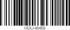 Código de barras (EAN, GTIN, SKU, ISBN): 'HOU-40459'