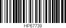 Código de barras (EAN, GTIN, SKU, ISBN): 'HP67739'
