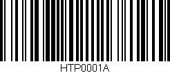 Código de barras (EAN, GTIN, SKU, ISBN): 'HTP0001A'