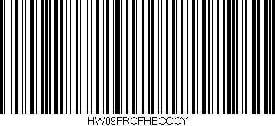 Código de barras (EAN, GTIN, SKU, ISBN): 'HW09FRCFHECOCY'