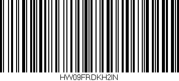 Código de barras (EAN, GTIN, SKU, ISBN): 'HW09FRDKH2IN'