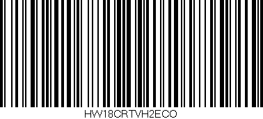 Código de barras (EAN, GTIN, SKU, ISBN): 'HW18CRTVH2ECO'
